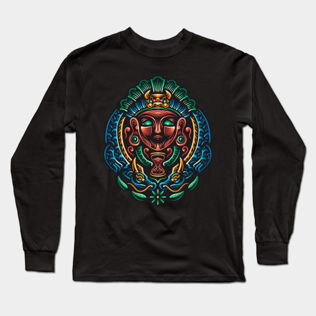 Balance Full Color Long Sleeve T-Shirt by MANASUKA